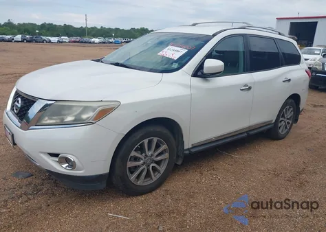 2014 Nissan Pathfinder Sl z USA, uszkodzony, nr VIN 5N1AR2MN4EC612201